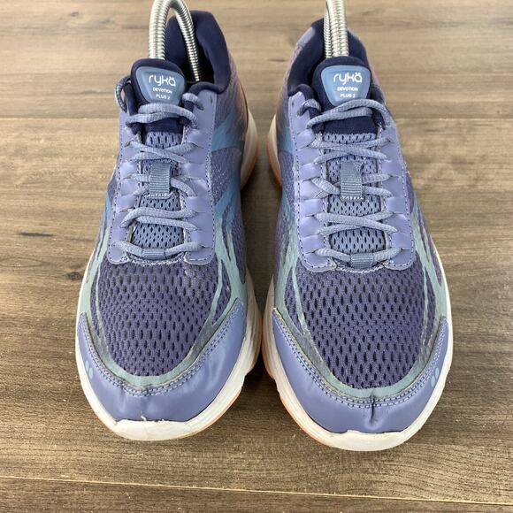 Ryka Devotion Plus 2 Womens Athletic Shoes Sz 8.5 M Blue Sneaker Running Lace Up - Picture 3 of 10